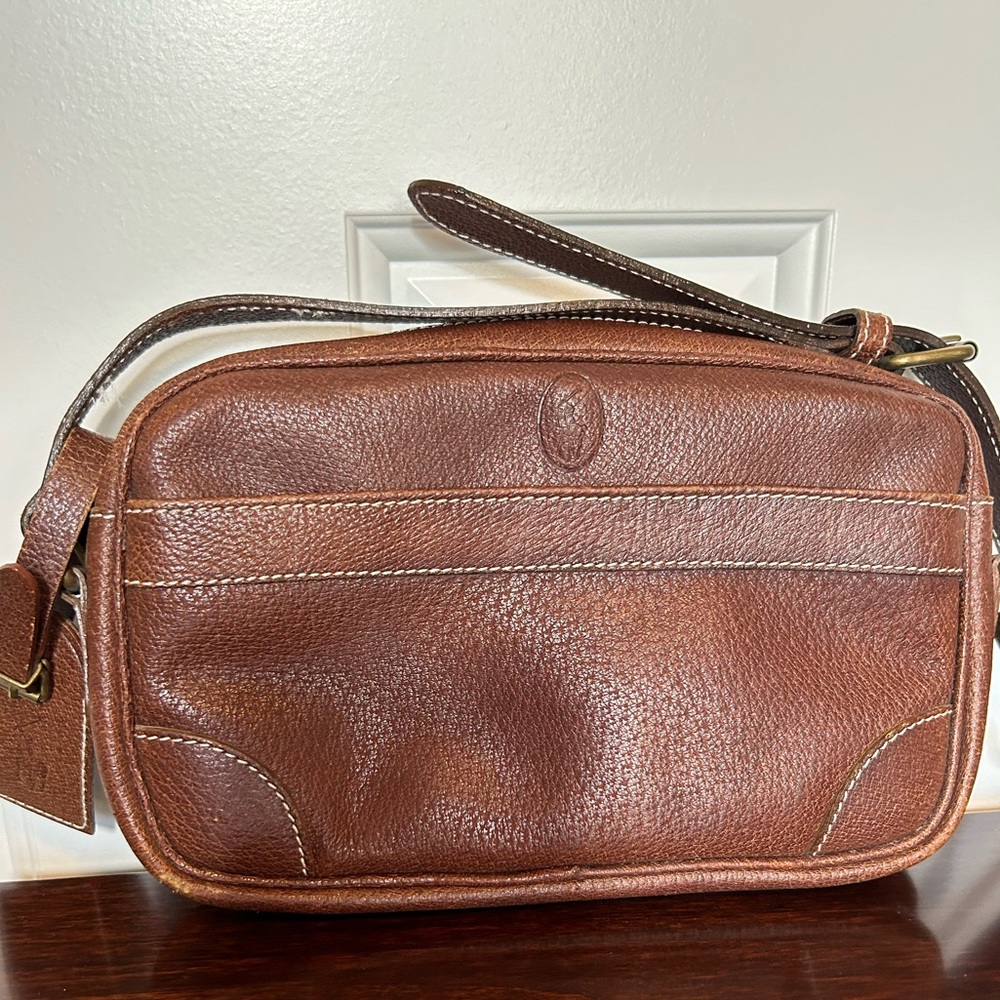 Authentic Vintage Ralph Lauren Leather Handbag